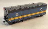 107359 : Rapido - GMD Steam Generator Unit - VIA Rail #15475 (Blue) - In Stock