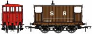 931004 : SR (ex-SECR) 6-Wheel 20T Brake Van Dia.1558 #55389 (Brown - Red Ends - Large SR) - Pre Order 931004 : SR (ex-SECR) 6-Wheel 20T Brake Van Dia.1558 #55389 (Brown - Red Ends - Large SR) - Pre Order