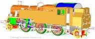 LHT-S-8206 : BR 3MT 2-6-2T #82003 (Lined Green - Early Crest) - Pre Order