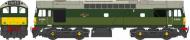 2531 : Class 25/3 #D5244 (BR Two Tone Green - Late Crest - Small Yellow Panels) Weathered - Pre Order