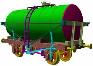 4F-058-005 : Class A 14-ton Tank Wagon - Lobitos #107 (Sand - Blue/Red Lettering) - Pre Order