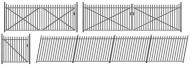 435 : Ratio - Lineside Kit - GWR Spear Fencing (Ramps & Gates) - In Stock