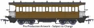 919002 : LNER (ex-GER) W&U 3rd Class Bogie Tram Coach #60462 (Brown) - Pre Order