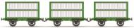 R60165 : L&MR Sheep Wagon 3-Pack - Pre Order