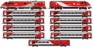 R3891TP : LNER Mk4 11-Car Train Pack (Red & White) - In Stock