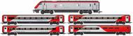 H-CP001 : Transport for Wales Mk4 5-Car Coach Pack One (Red & White) - In Stock