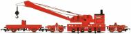 R60077 : BR Operating Maintenance Crane #RS 1092/75 (Red) - Pre Order