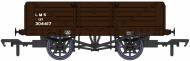 937009 : LMS Dia.1666 5 Plank Open Wagon #304417 (Bauxite) - Pre Order