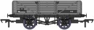 937013 : BR (ex-LMS) Dia.1666 5 Plank Open Wagon #M101524 (Grey) - Pre Order
