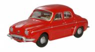 76RD004 : Oxford - Renault Dauphine - Red - In Stock