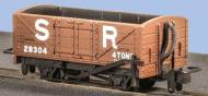 GR-201C : Peco - 4 Wheel Open Wagon #28304 (Southern Railway Brown) - In Stock