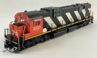 24766 : Bowser - MLW C630M - CN #2023 (Stripes) DCC Sound - In Stock