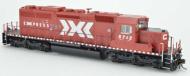 25040 : Bowser - GMD SD40-2 - CP Rail #5745 (Red - Expressway) DCC Sound - In Stock